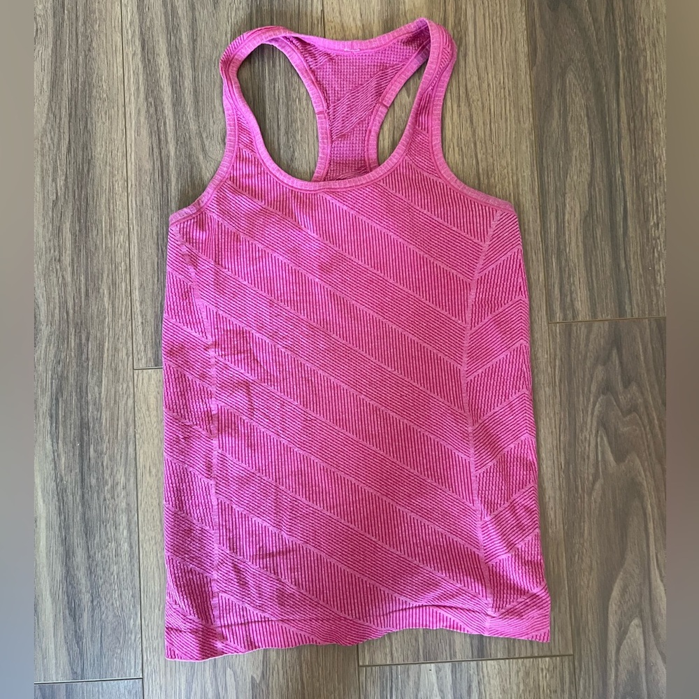 Lululemon pink racerback tank -size 4
